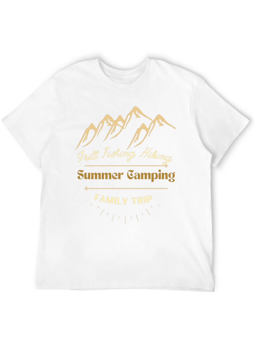 Summer Family Camping Trip Graphic Tee