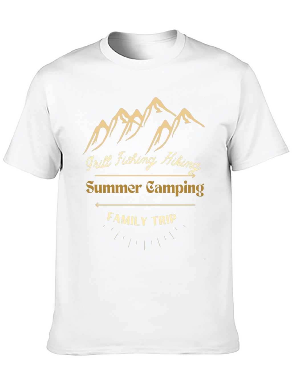 Summer Family Camping Trip Graphic Tee