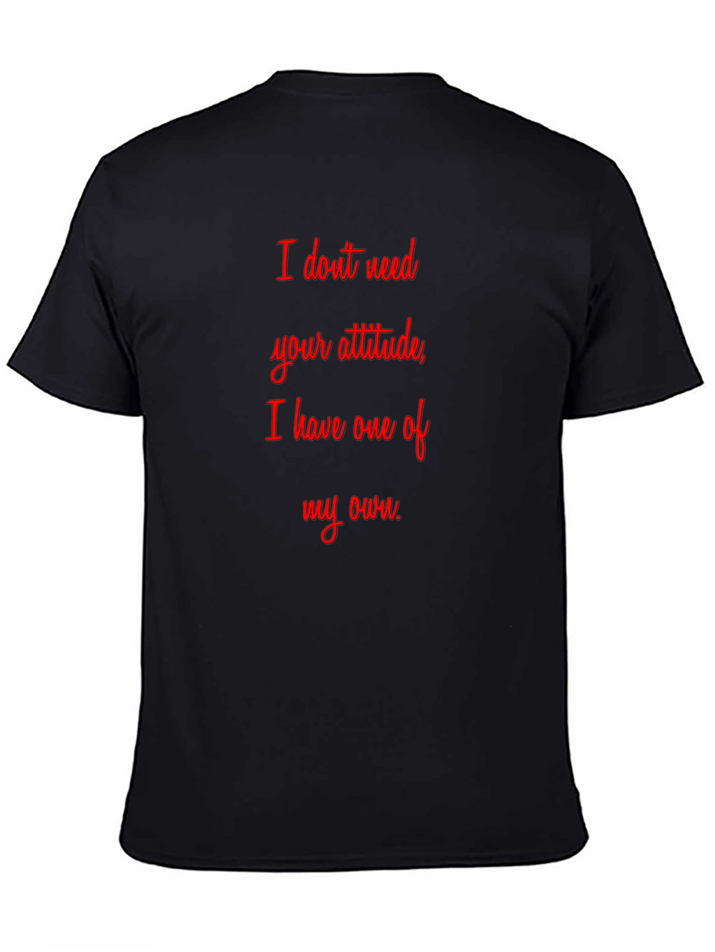 Attitude Graphic T-Shirt - Sarcastic Statement Tee