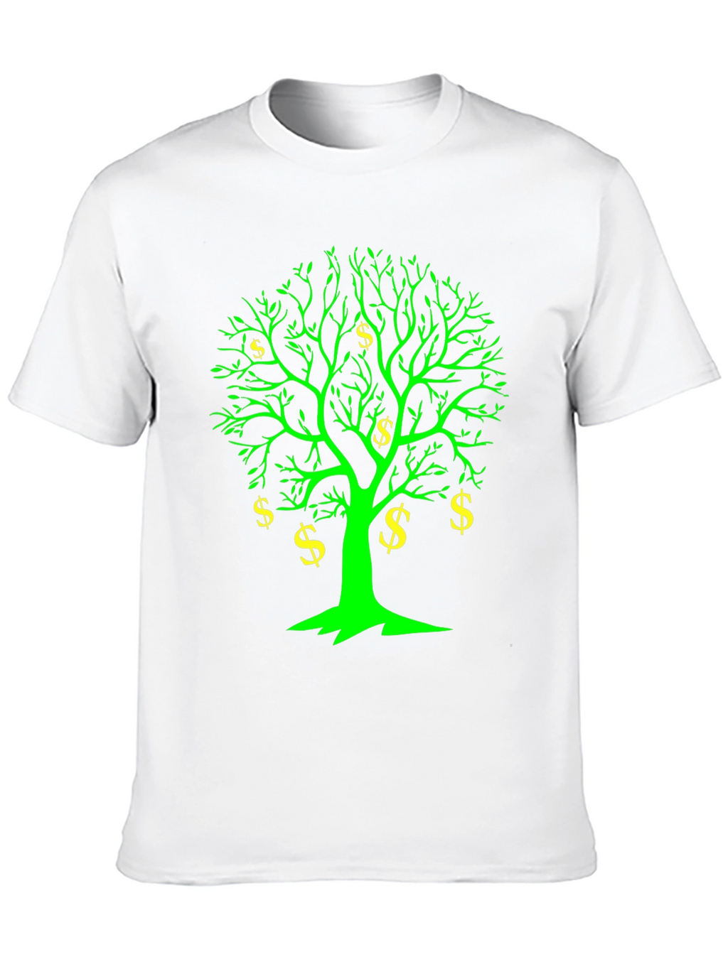 Money Tree Graphic Tee - Black Cotton