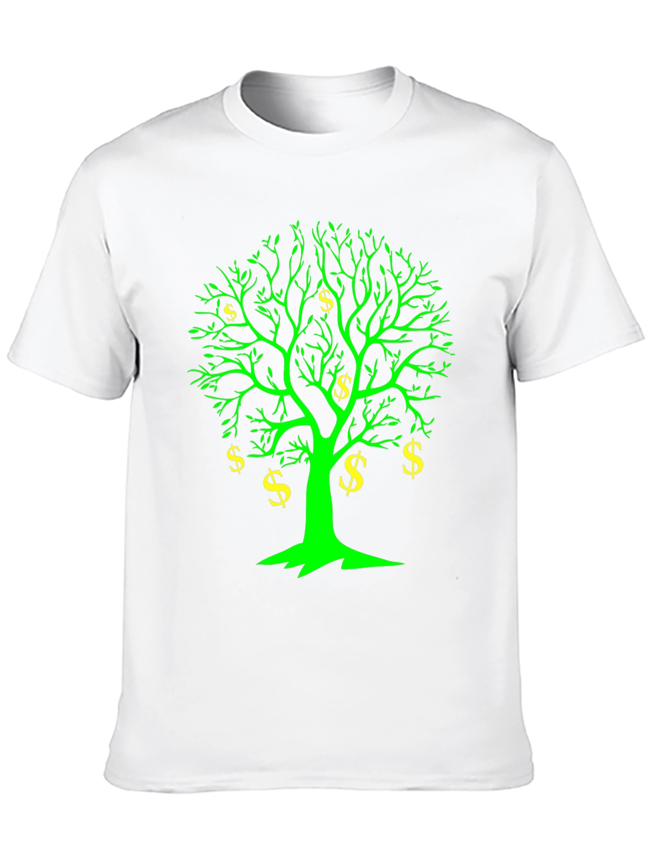 Money Tree Graphic Tee - Black Cotton