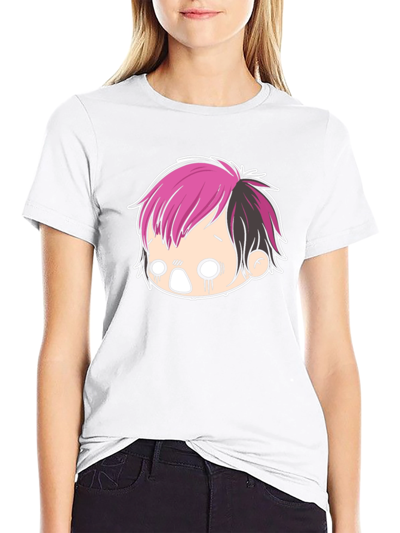Emo Chibi Graphic Tee