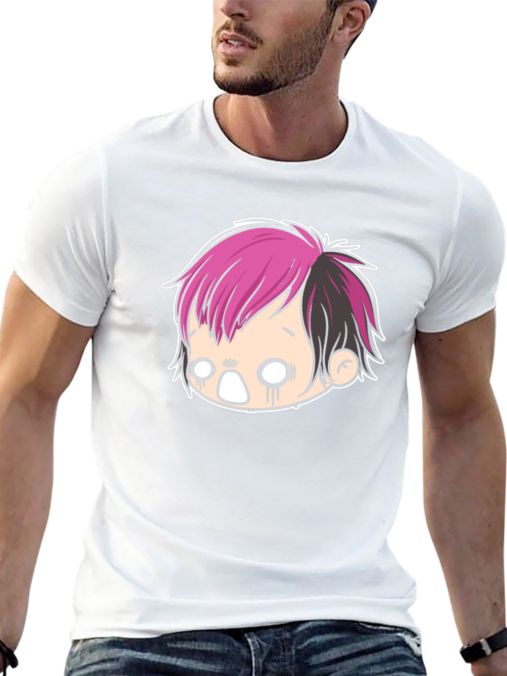 Emo Chibi Graphic Tee