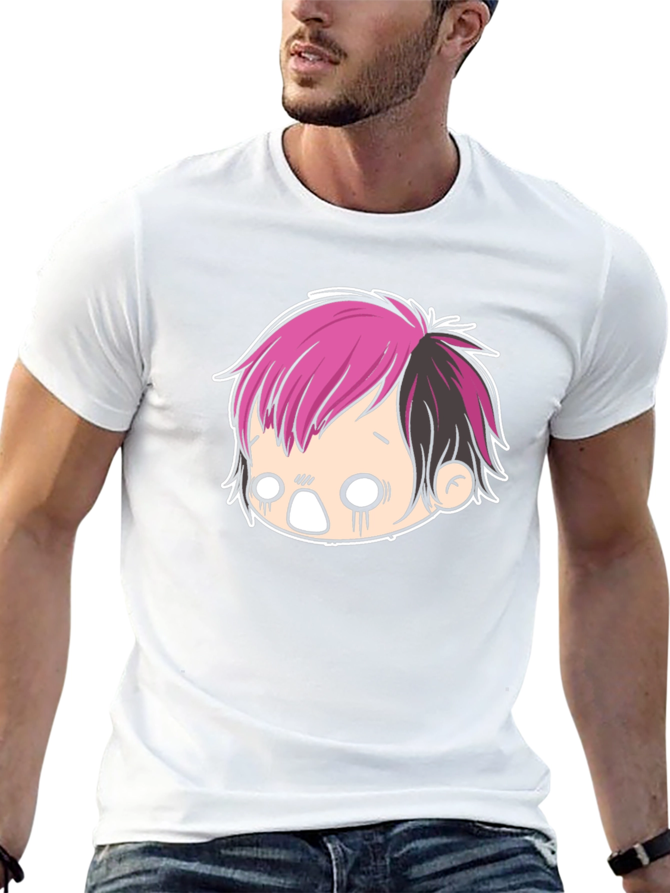 Emo Chibi Graphic Tee