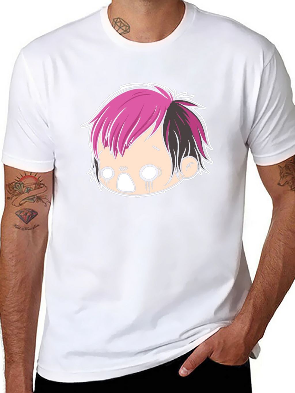 Emo Chibi Graphic Tee