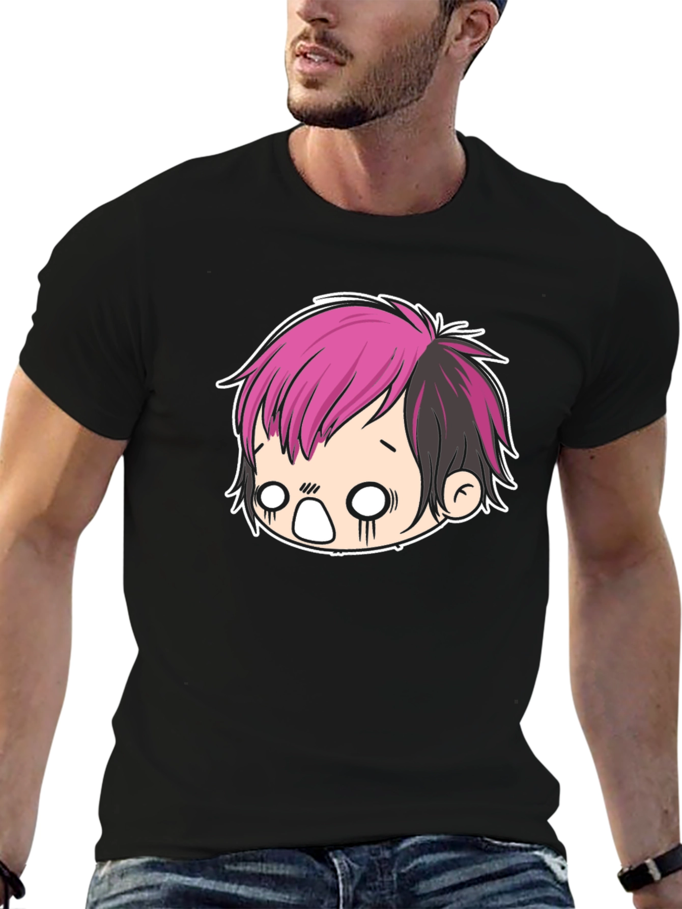 Emo Chibi Graphic Tee