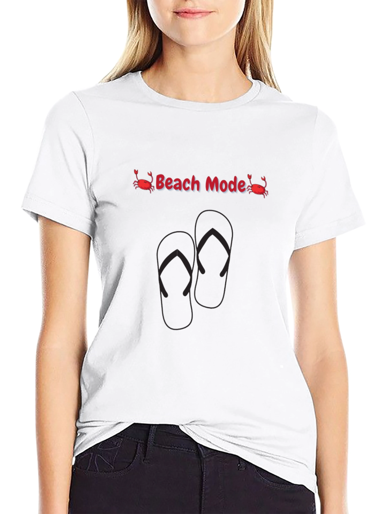 Beach Mode Graphic T-Shirt