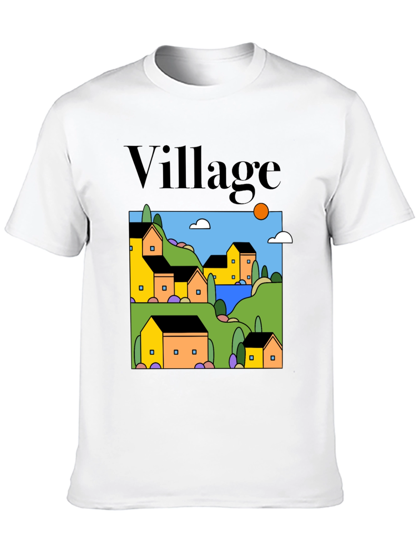 Village Graphic T-Shirt - Relaxed Fit