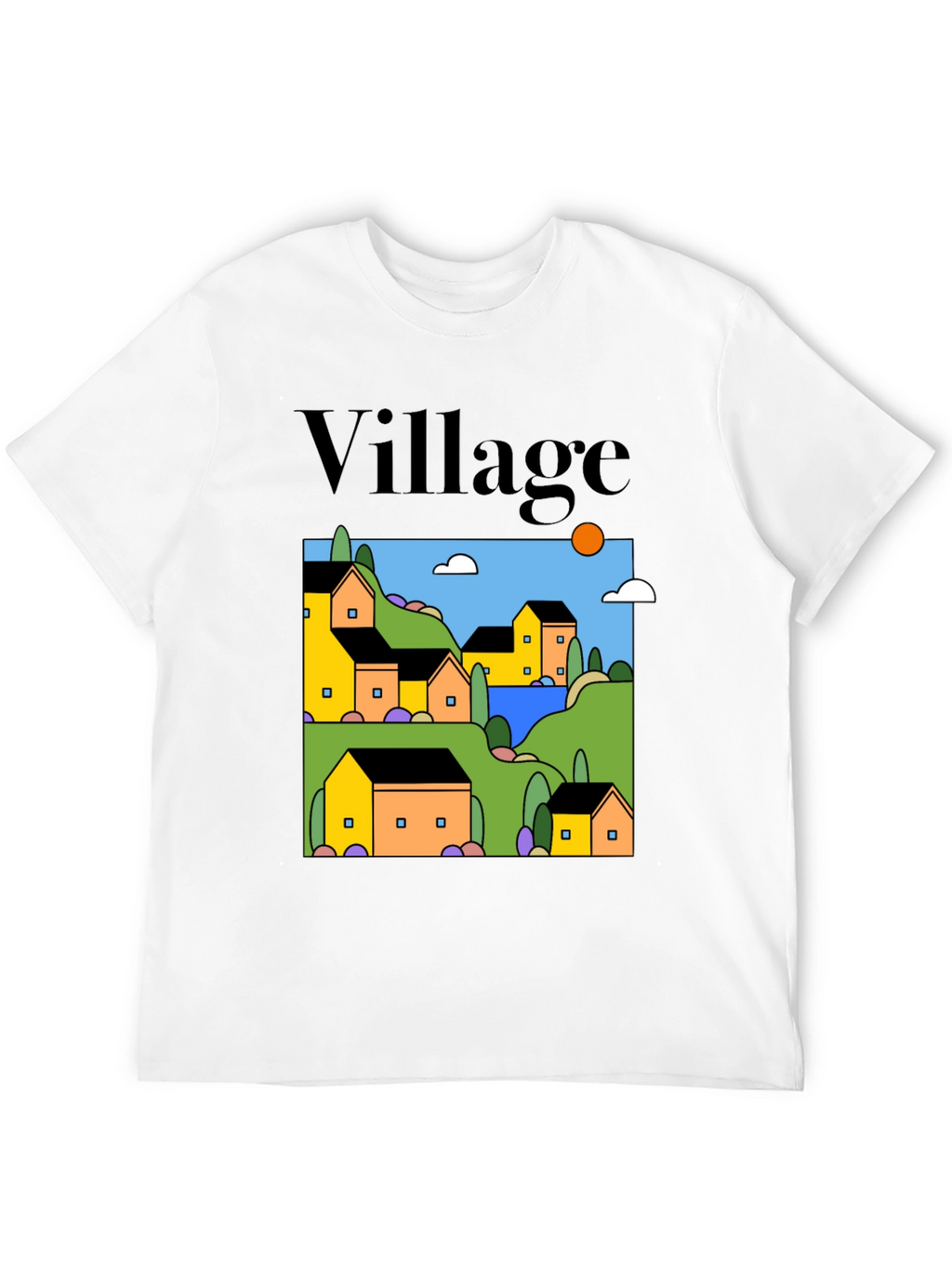 Village Graphic T-Shirt - Relaxed Fit