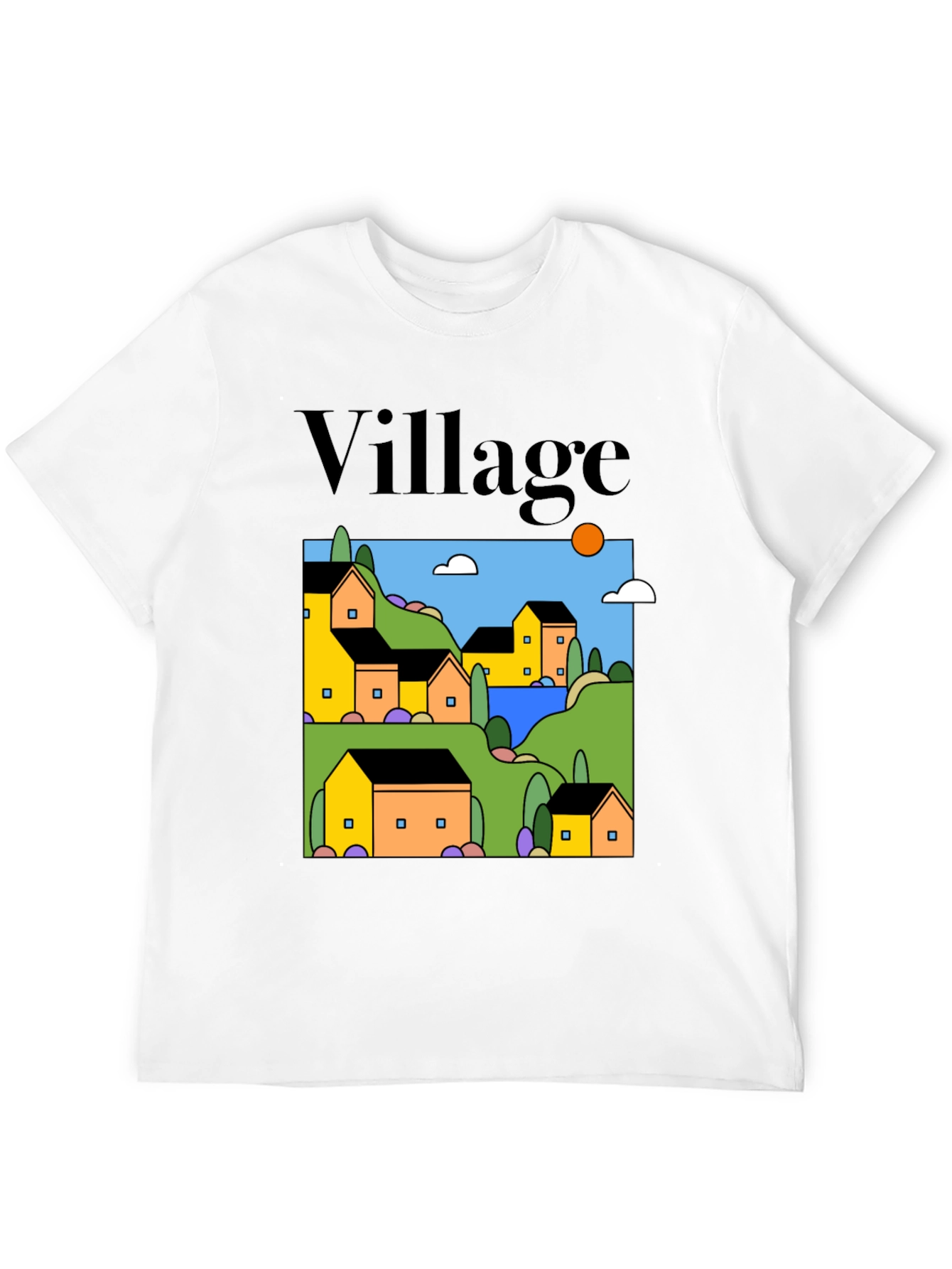 Village Graphic T-Shirt - Relaxed Fit