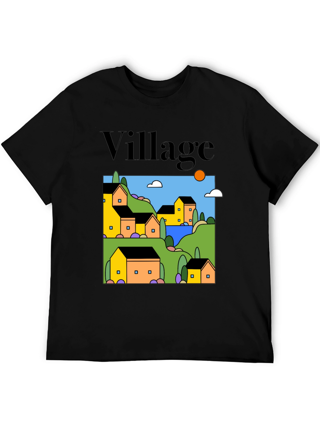 Village Graphic T-Shirt - Relaxed Fit