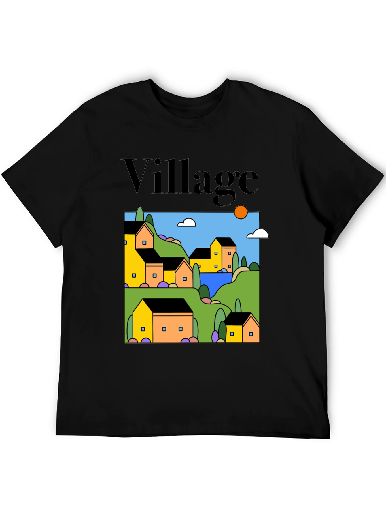 Village Graphic T-Shirt - Relaxed Fit