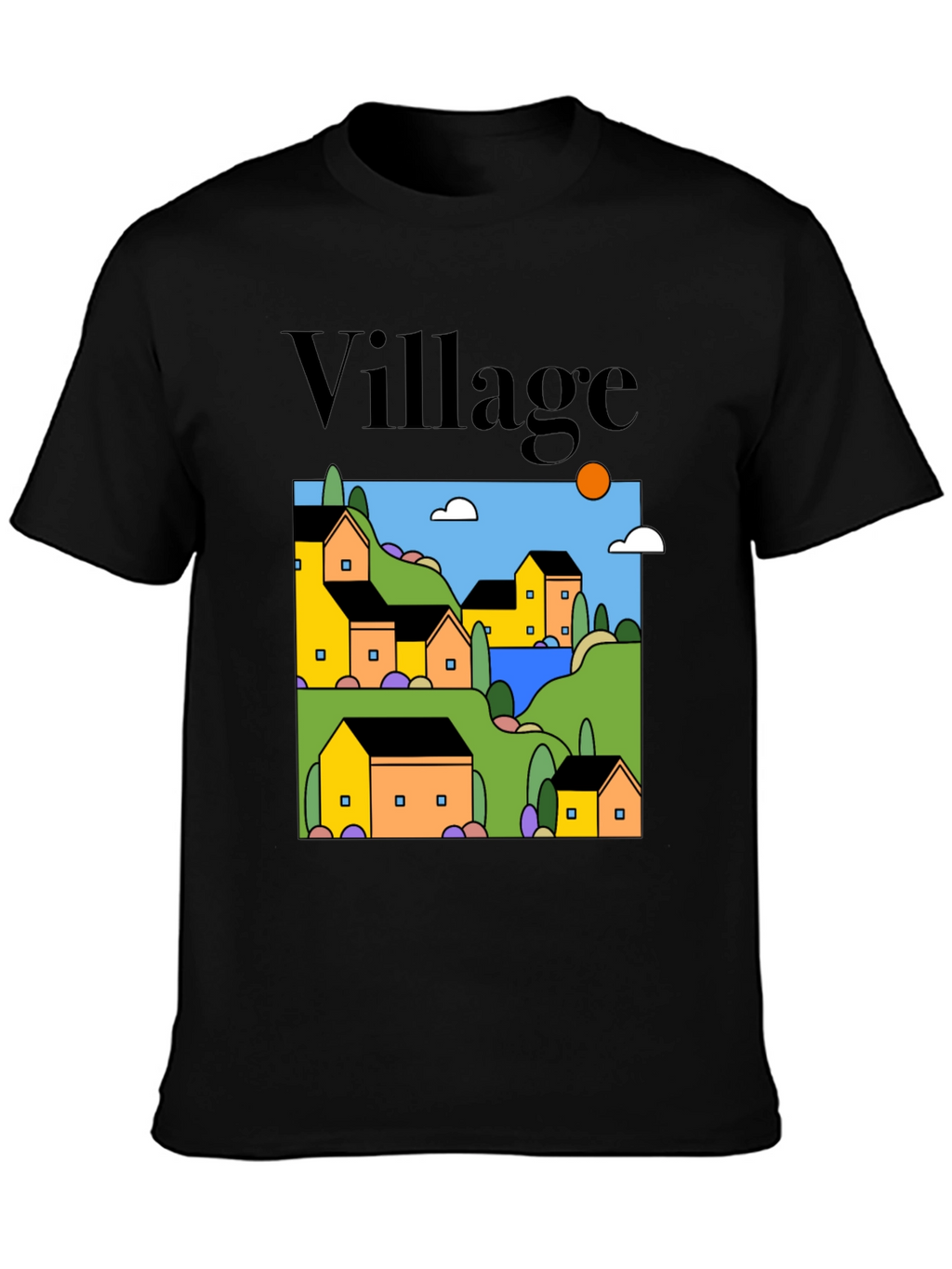 Village Graphic T-Shirt - Relaxed Fit