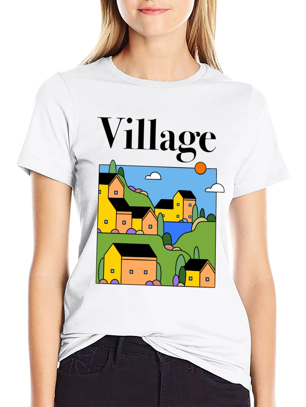 Village Graphic T-Shirt - Relaxed Fit