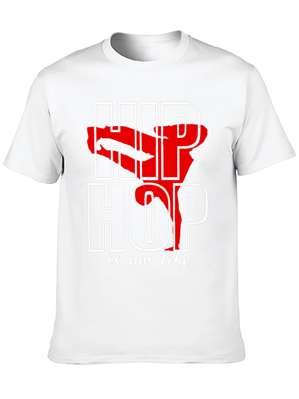 Hip Hop Is My Life Black Graphic Tee