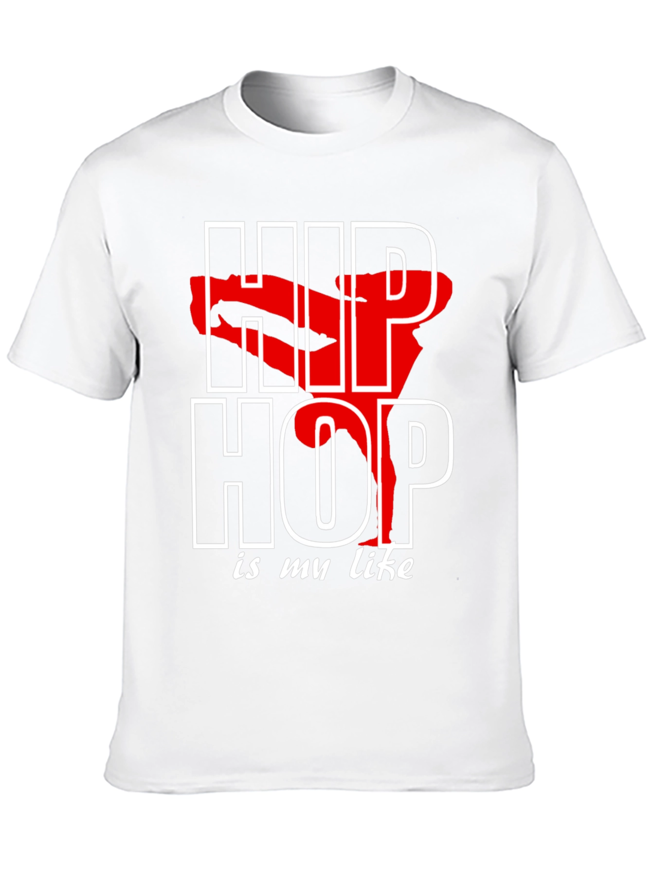 Hip Hop Is My Life Black Graphic Tee