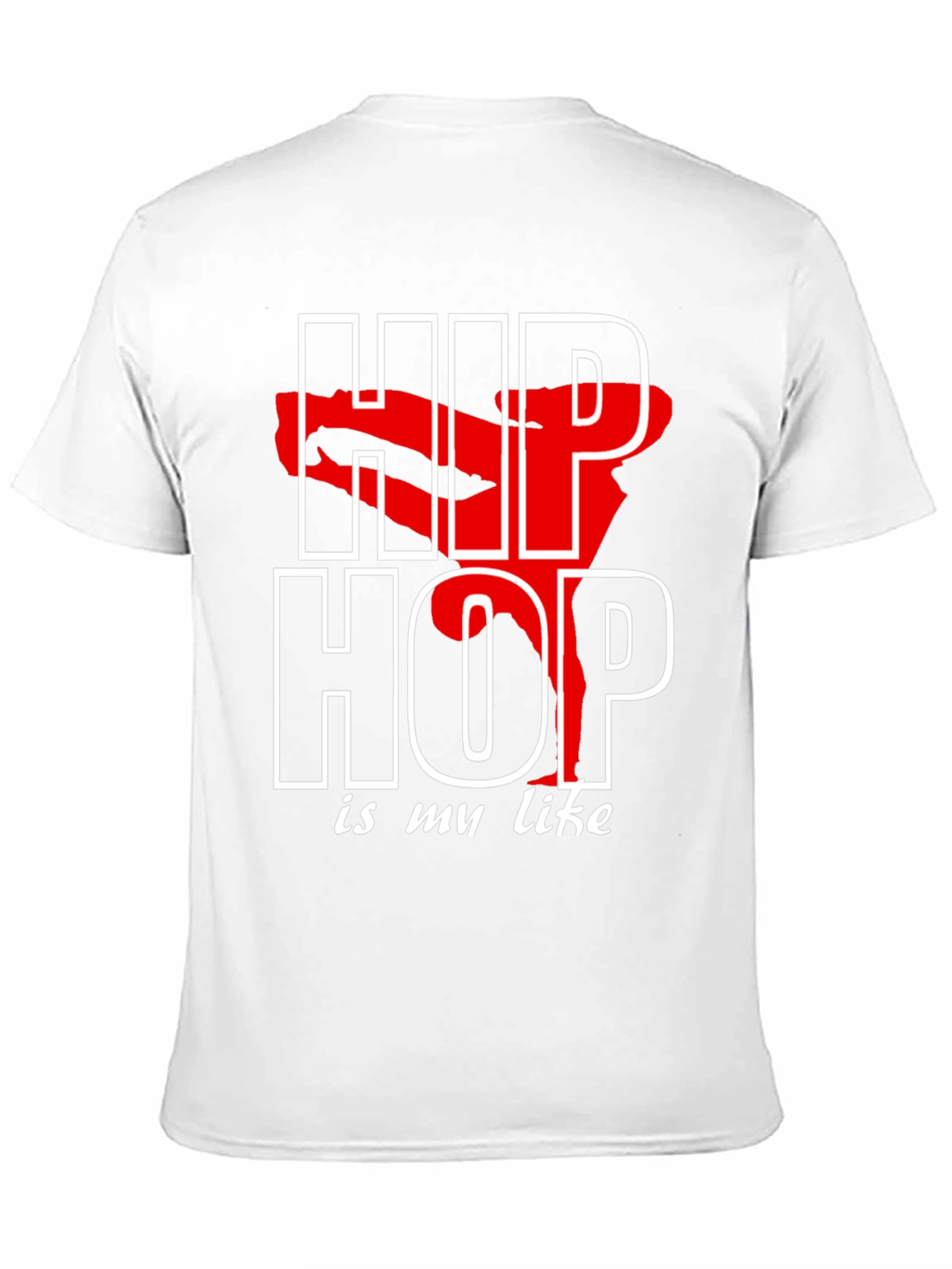 Hip Hop Is My Life Black Graphic Tee