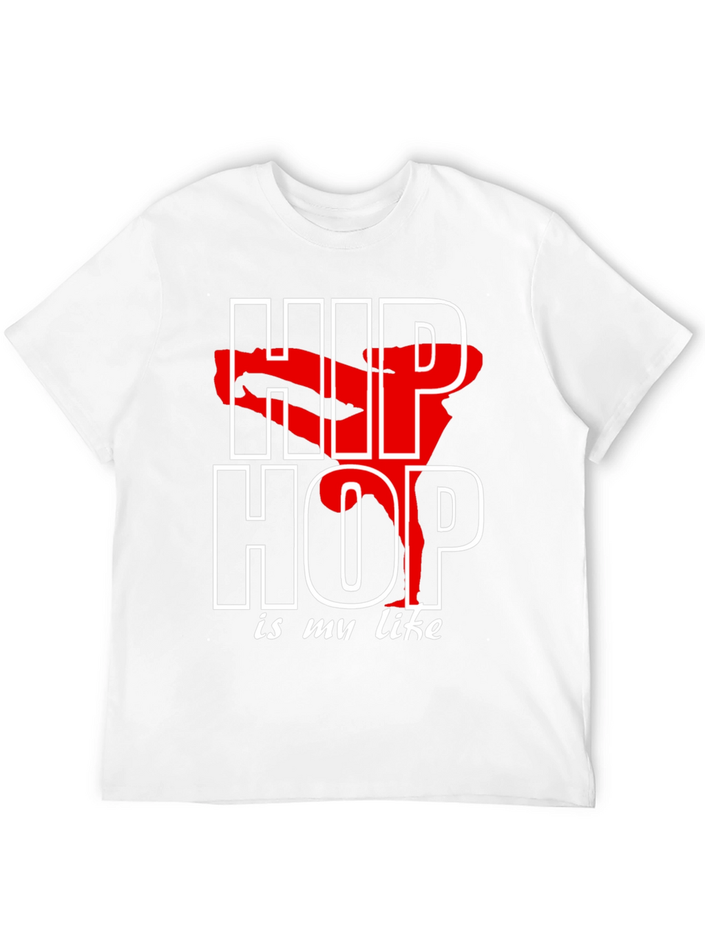 Hip Hop Is My Life Black Graphic Tee