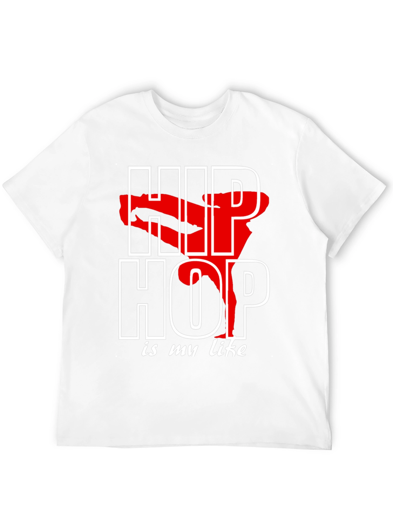 Hip Hop Is My Life Black Graphic Tee