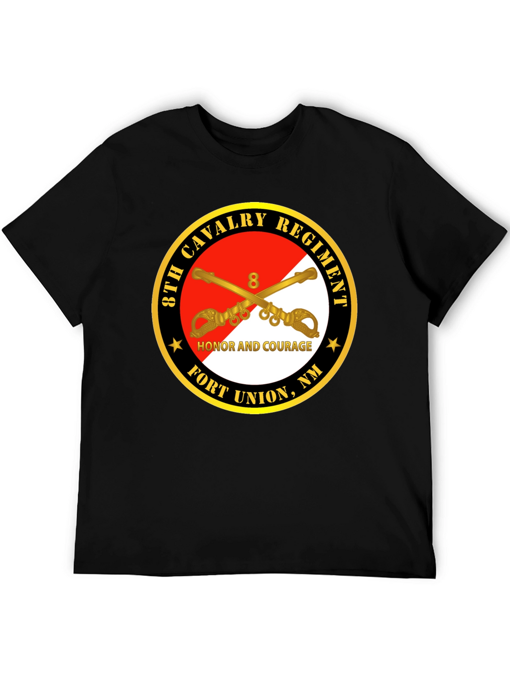 8th Cavalry Regiment Honor Courage T-Shirt