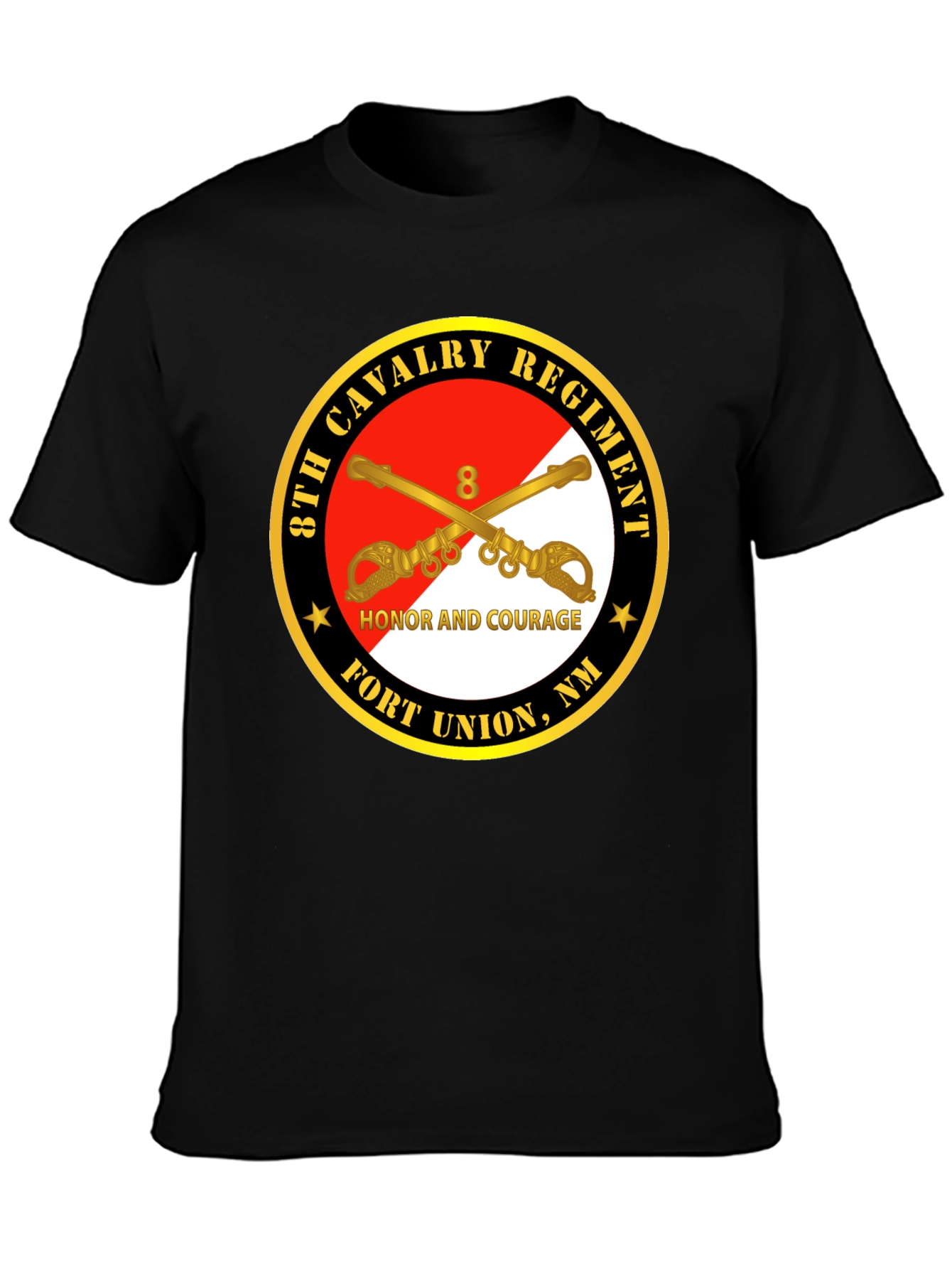 8th Cavalry Regiment Honor Courage T-Shirt
