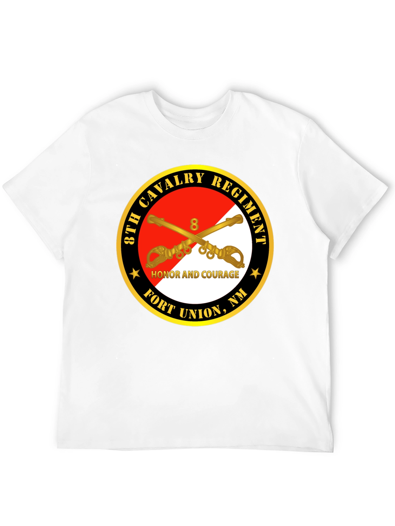8th Cavalry Regiment Honor Courage T-Shirt