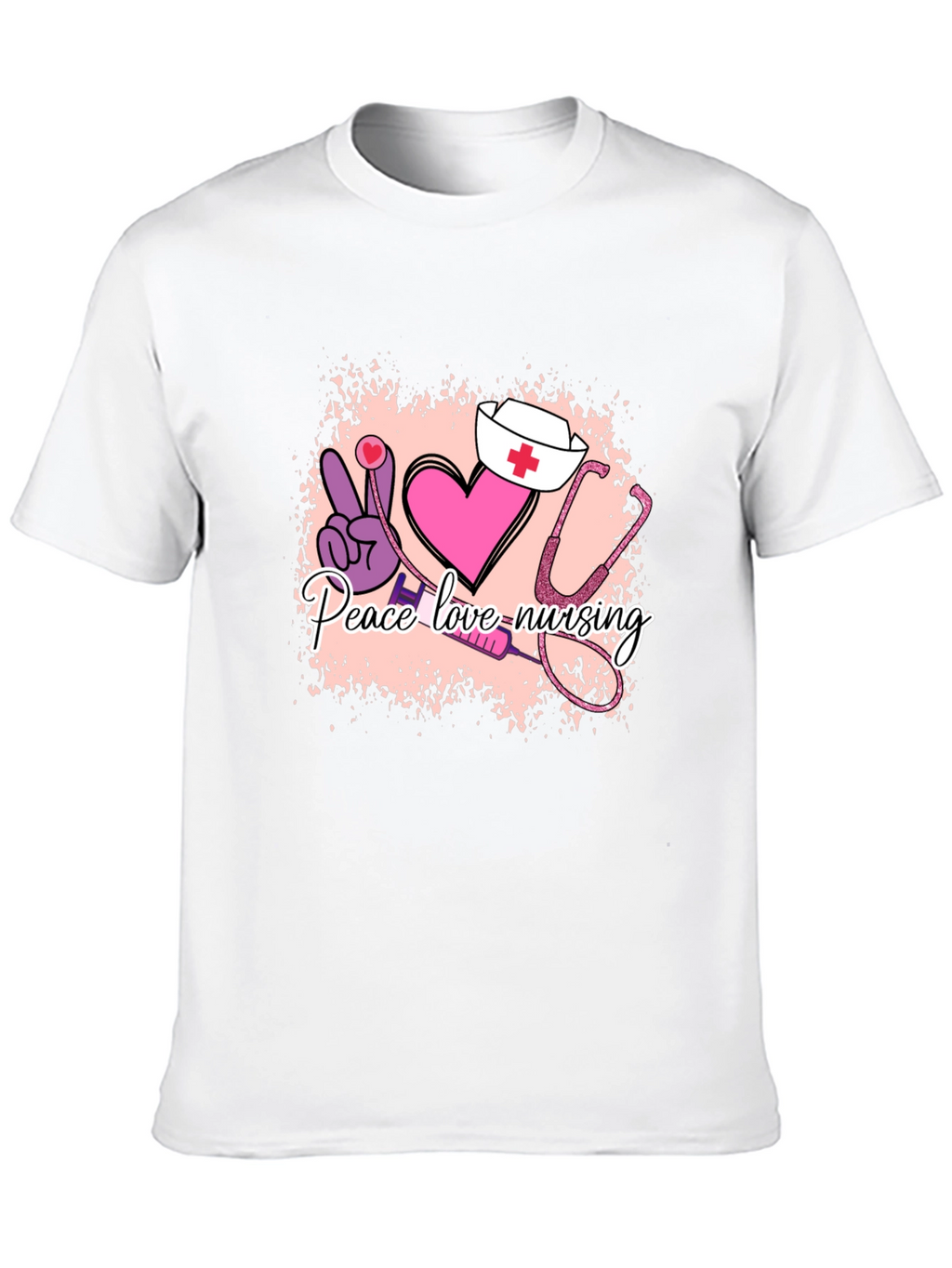 Peace Love Nursing T-Shirt - Nurse Appreciation Gift