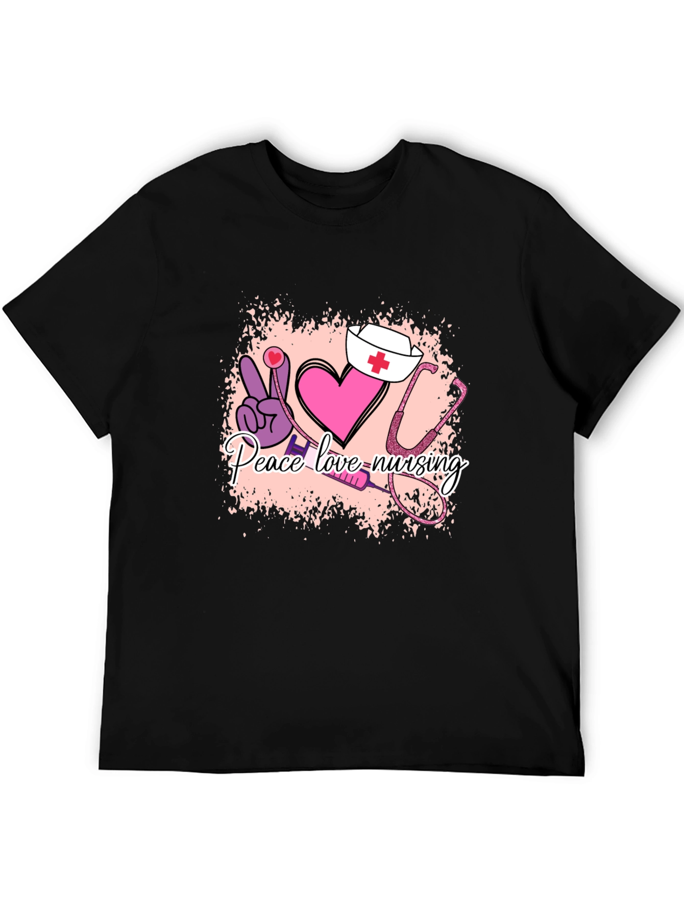 Peace Love Nursing T-Shirt - Nurse Appreciation Gift