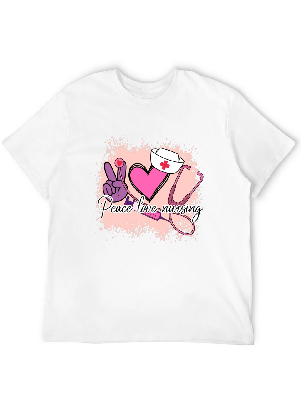 Peace Love Nursing T-Shirt - Nurse Appreciation Gift