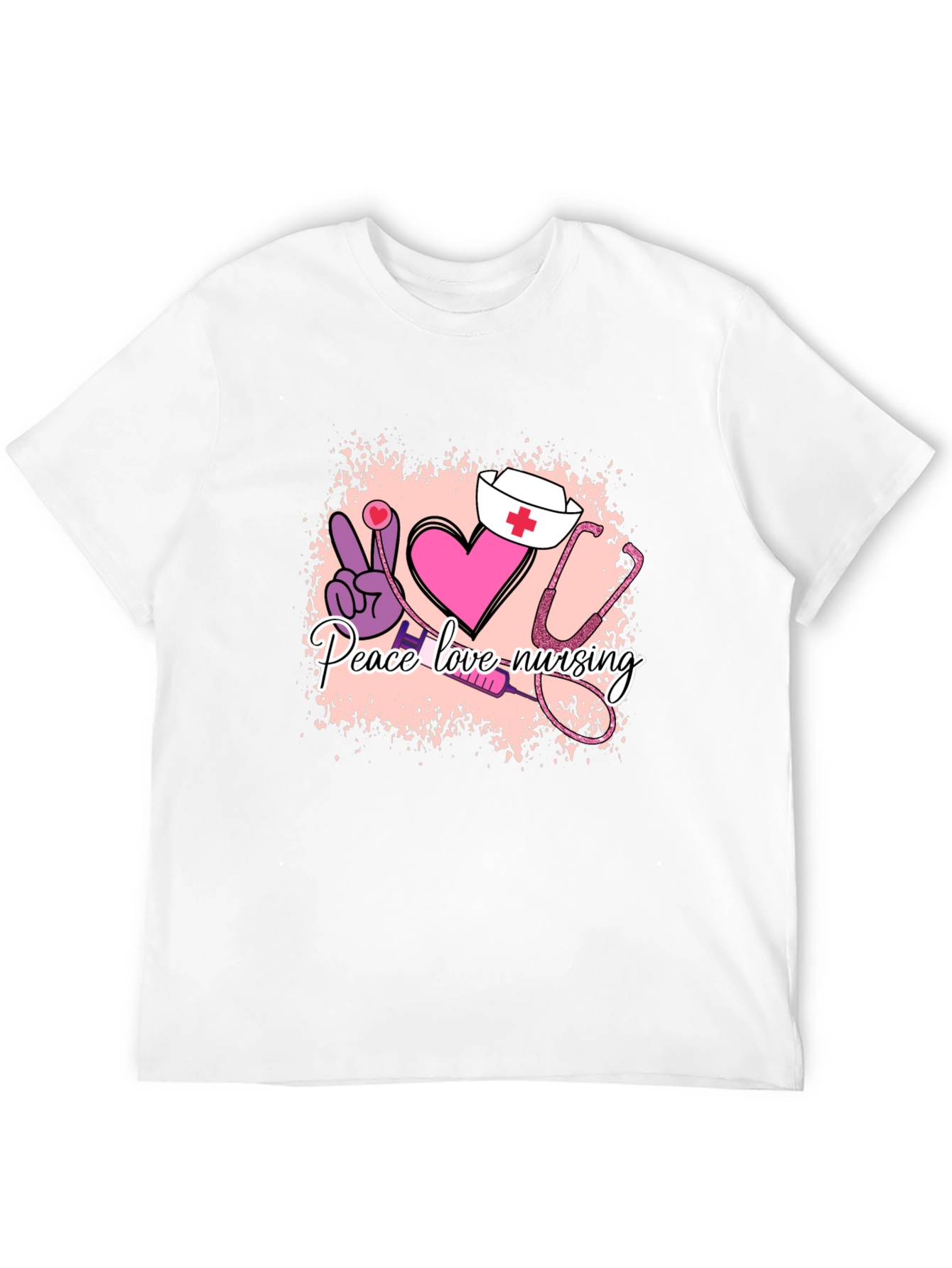 Peace Love Nursing T-Shirt - Nurse Appreciation Gift