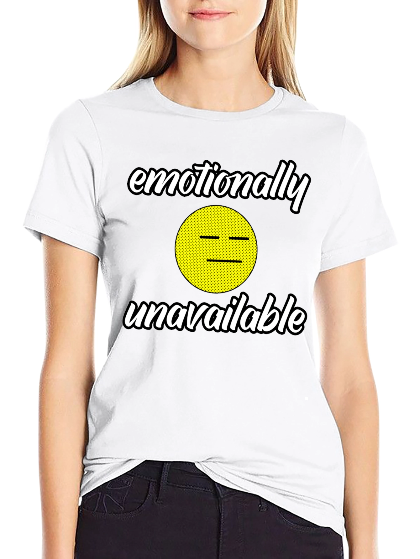 Emotionally Unavailable Graphic Tee - Funny Humor T-Shirt