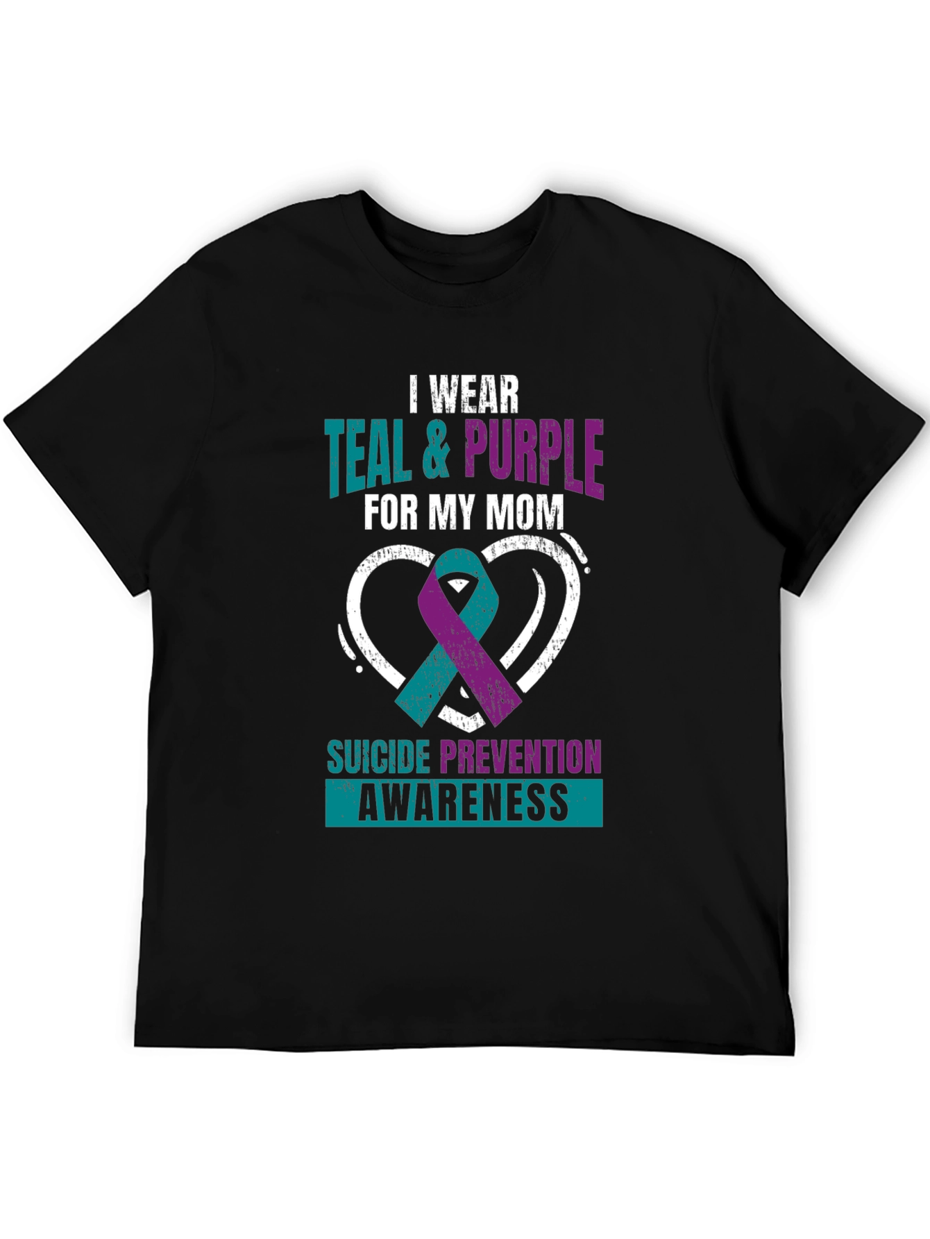 Teal & Purple Suicide Awareness T-Shirt