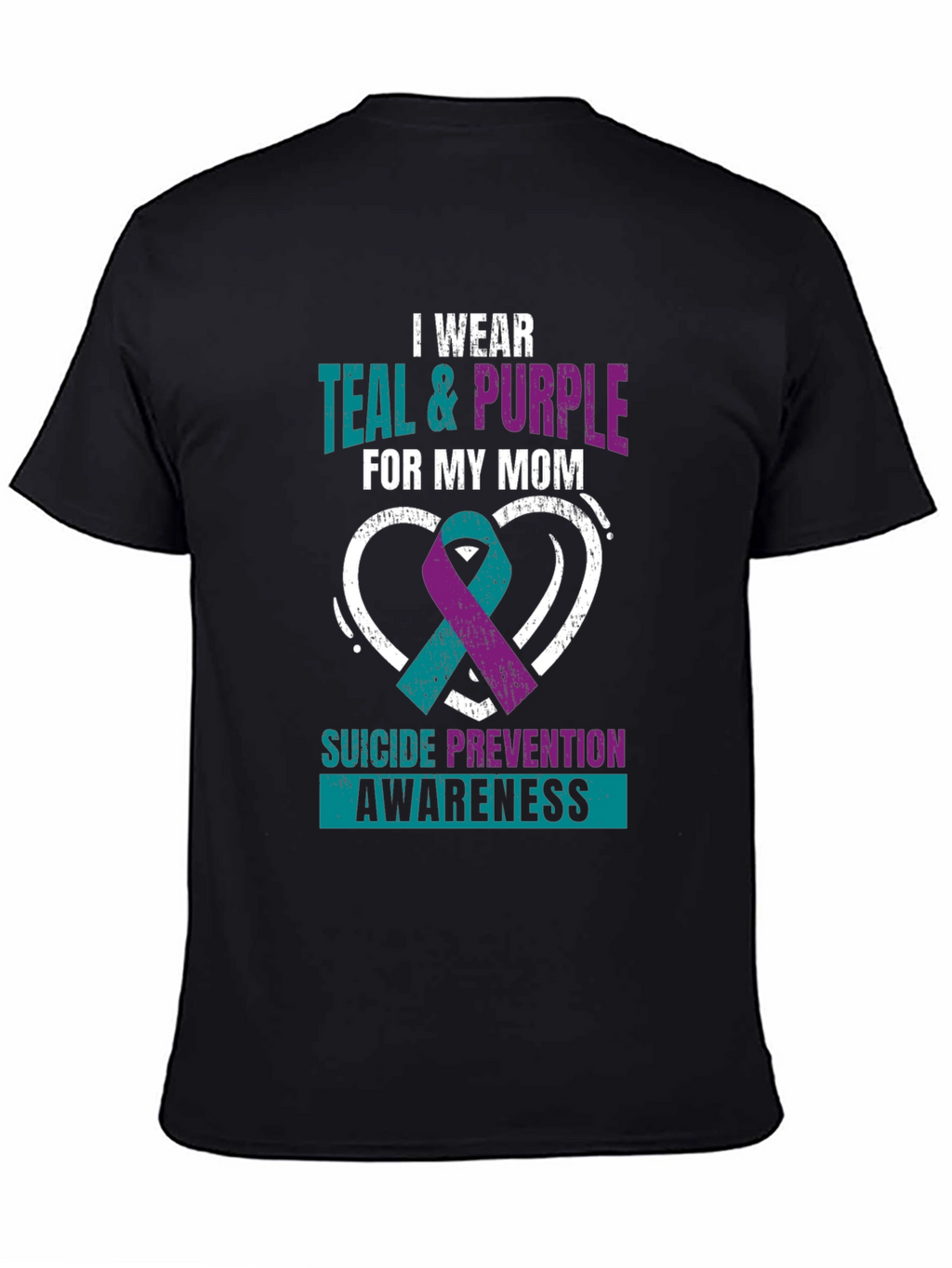 Teal & Purple Suicide Awareness T-Shirt