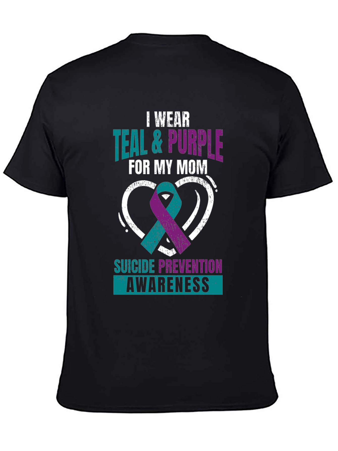 Teal & Purple Suicide Awareness T-Shirt