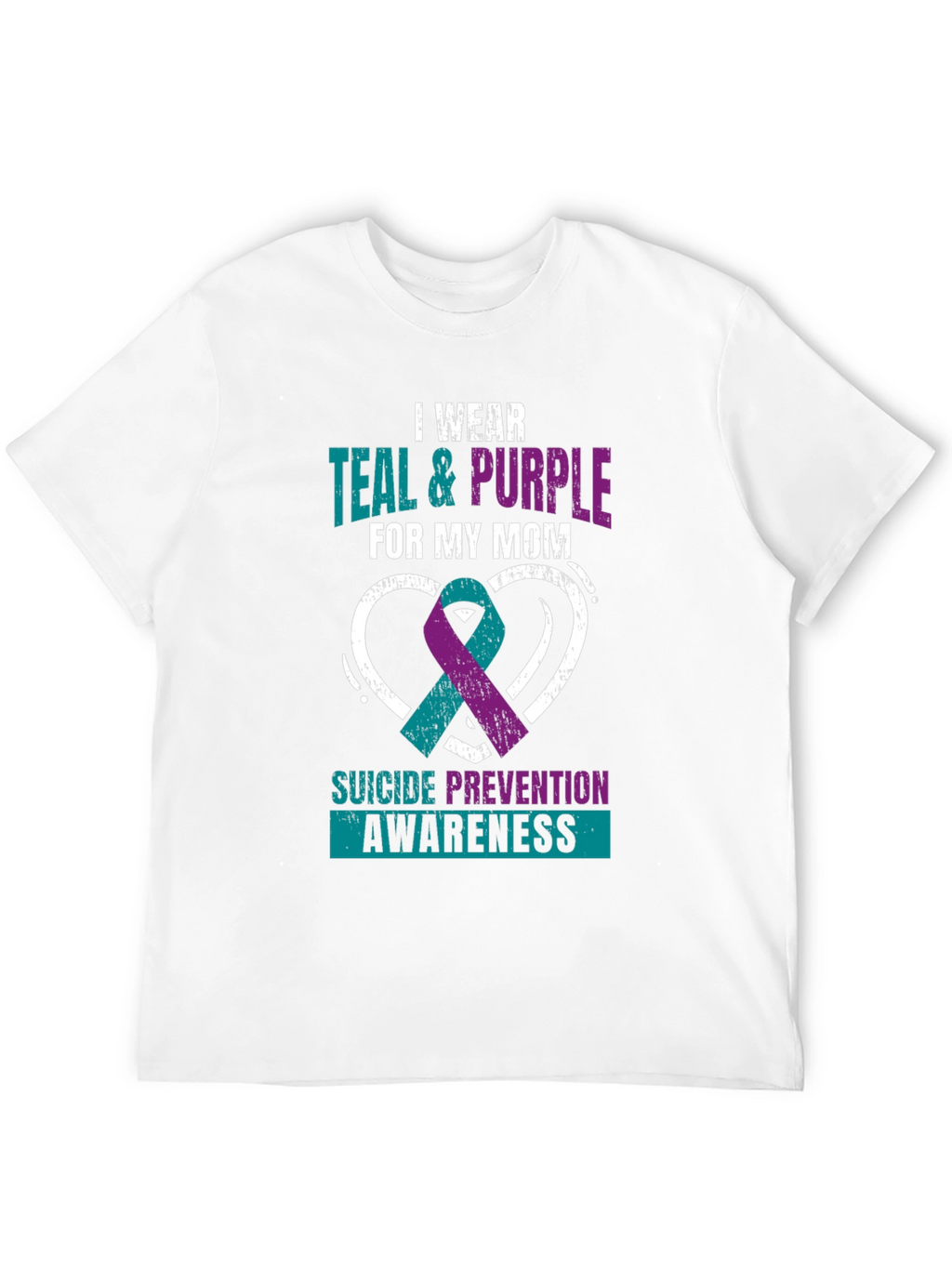 Teal & Purple Suicide Awareness T-Shirt