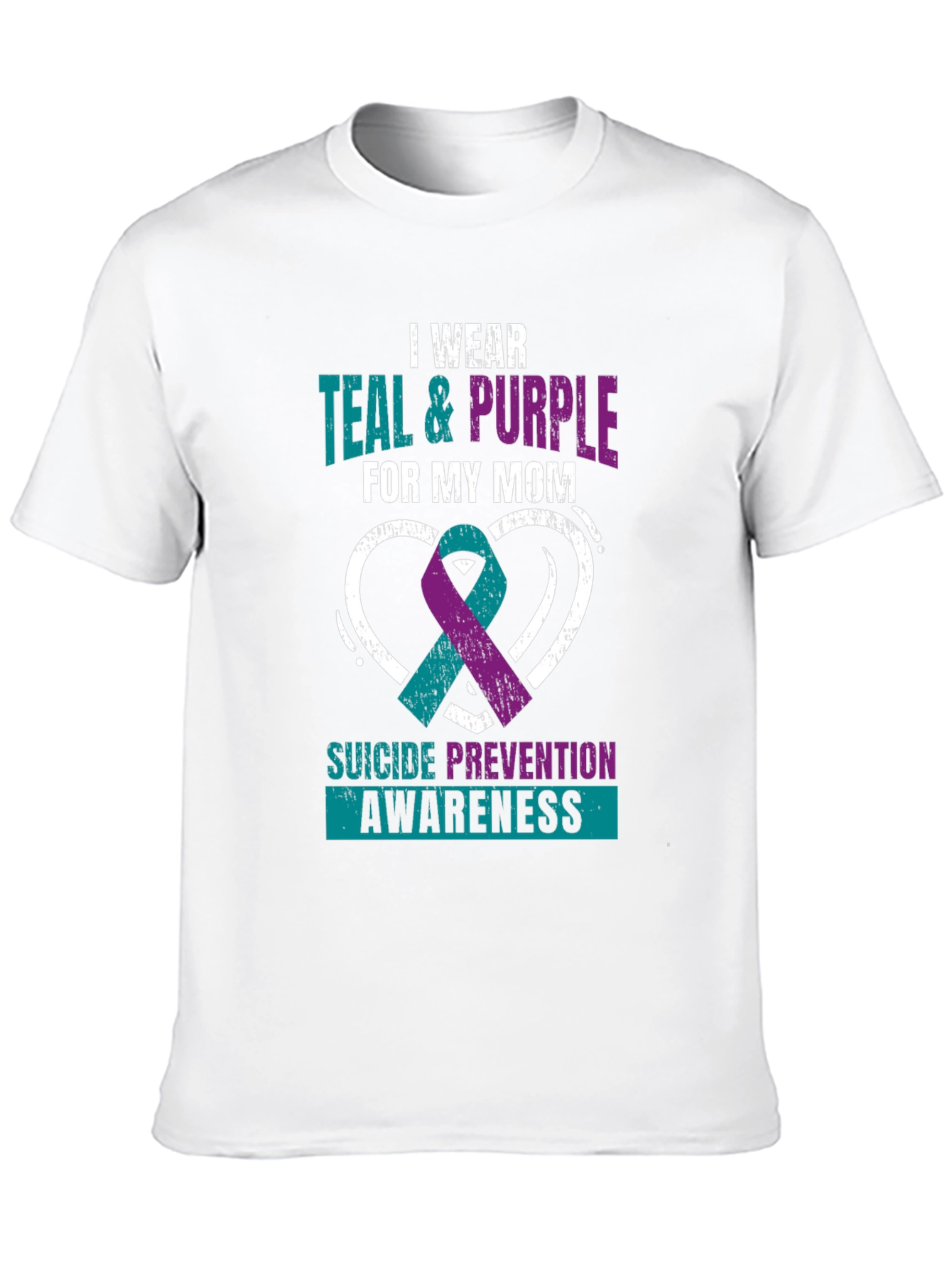 Teal & Purple Suicide Awareness T-Shirt