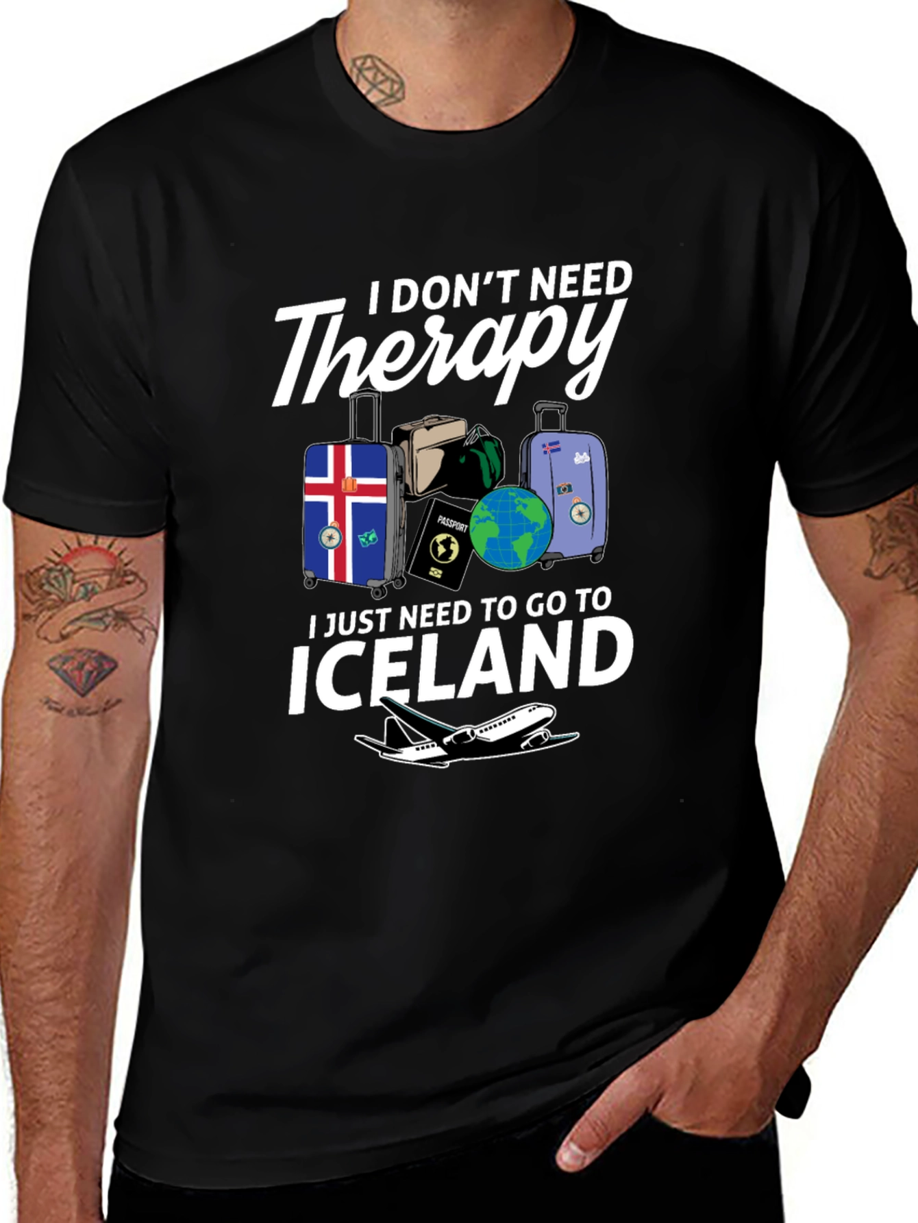 Iceland Therapy T-Shirt - Travel Iceland Tee