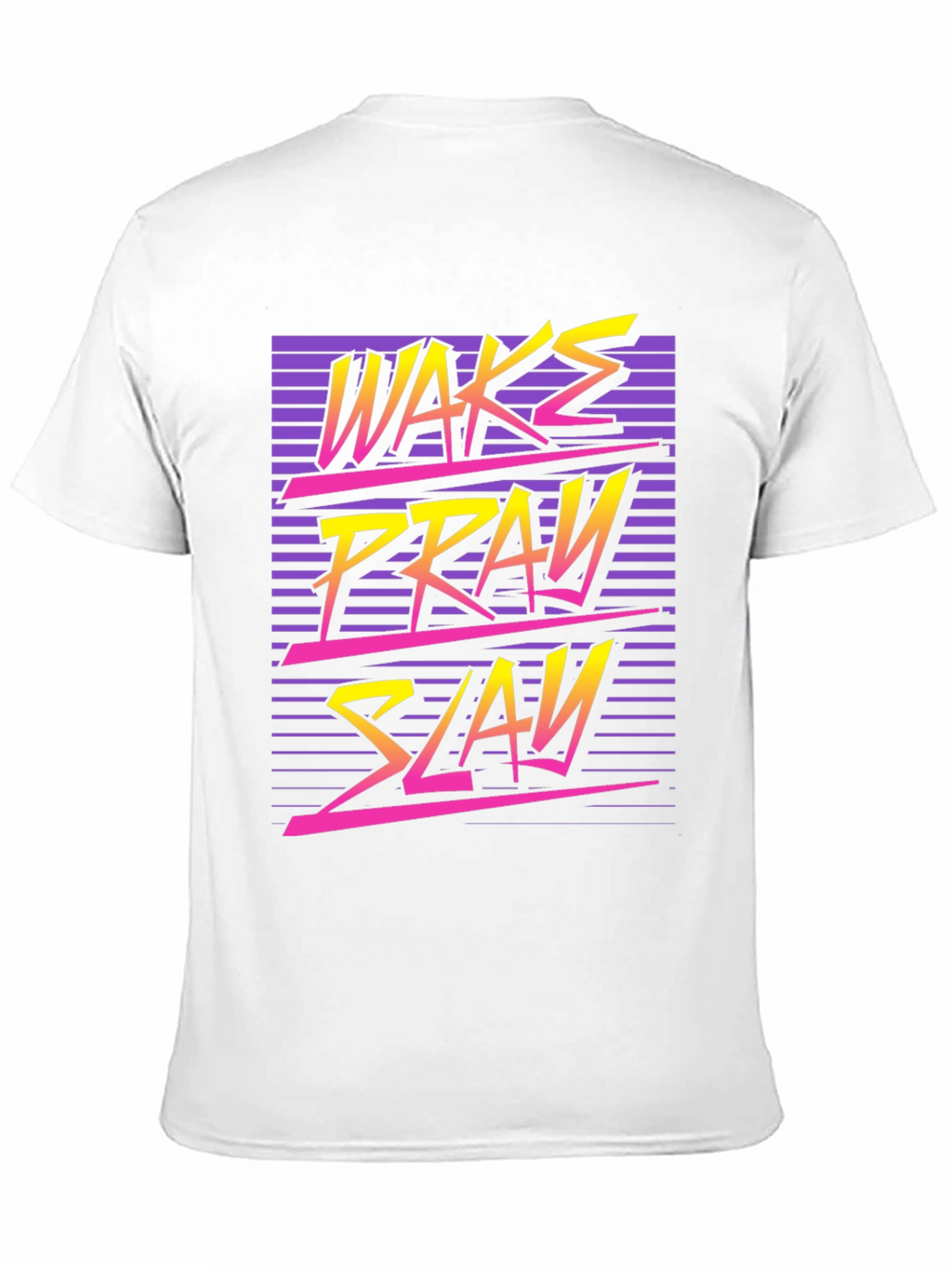 Wake Pray Slay Retro Graphic Tee