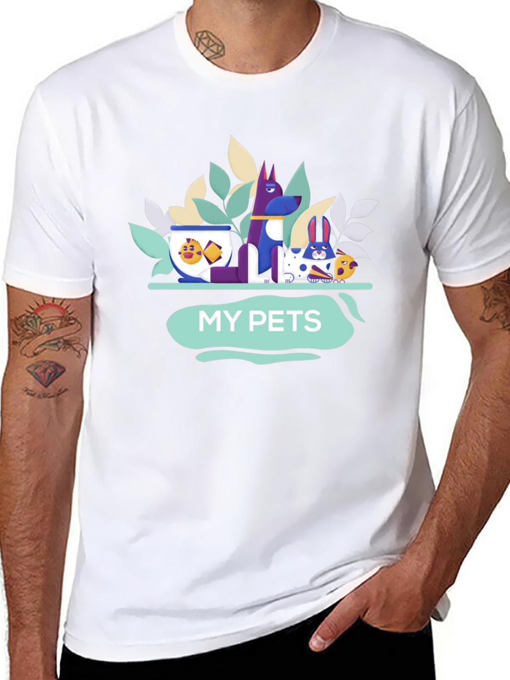 My Pets T-Shirt - Fun Animal Graphic Tee