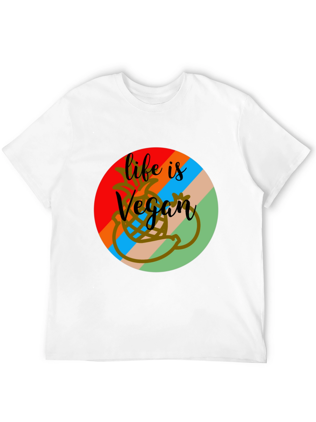 Life is Vegan Graphic Tee