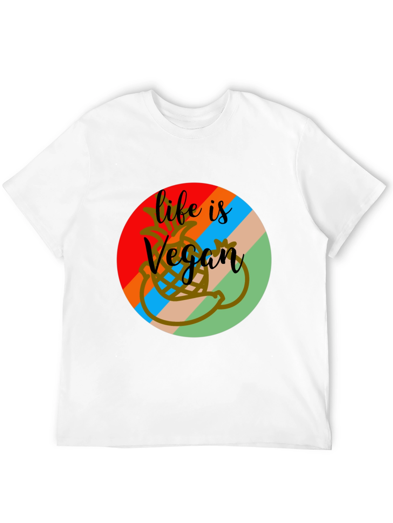 Life is Vegan Graphic Tee