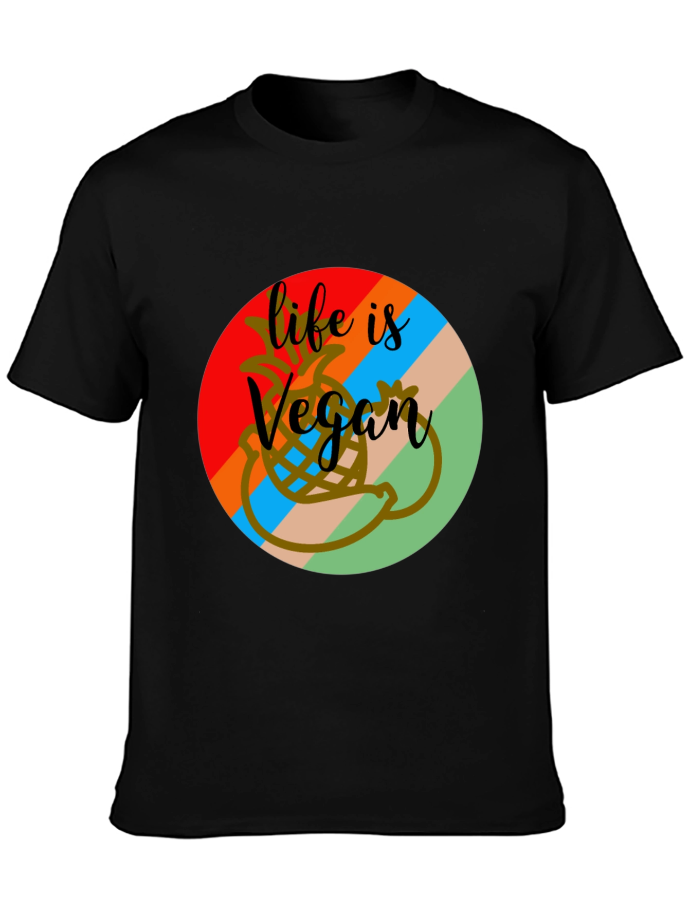 Life is Vegan Graphic Tee