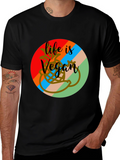 Life is Vegan Graphic Tee