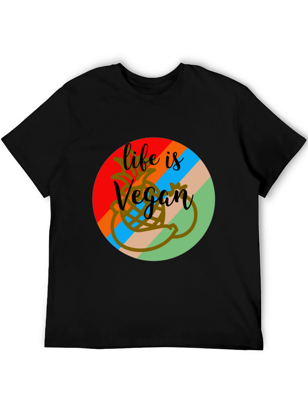 Life is Vegan Graphic Tee