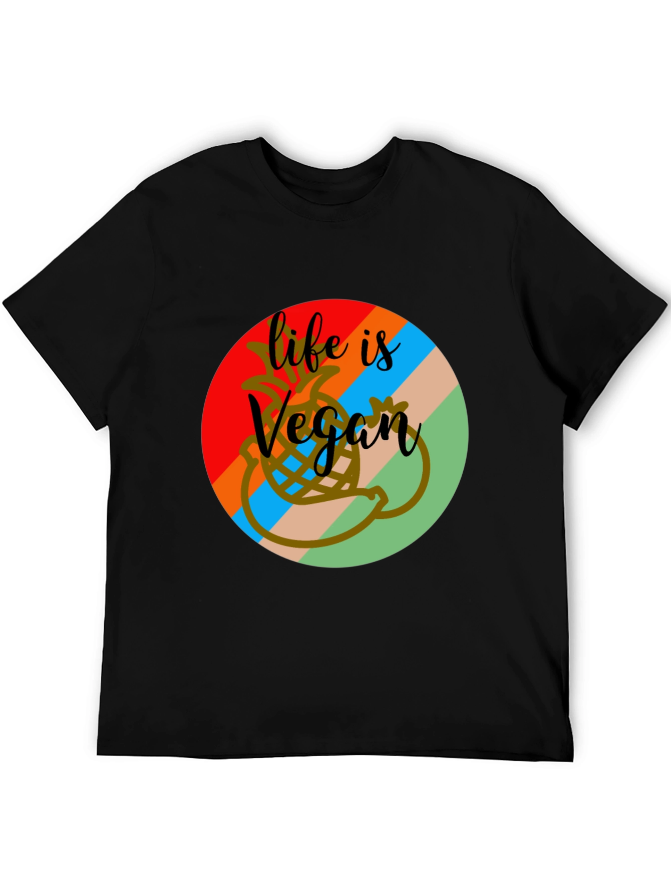Life is Vegan Graphic Tee