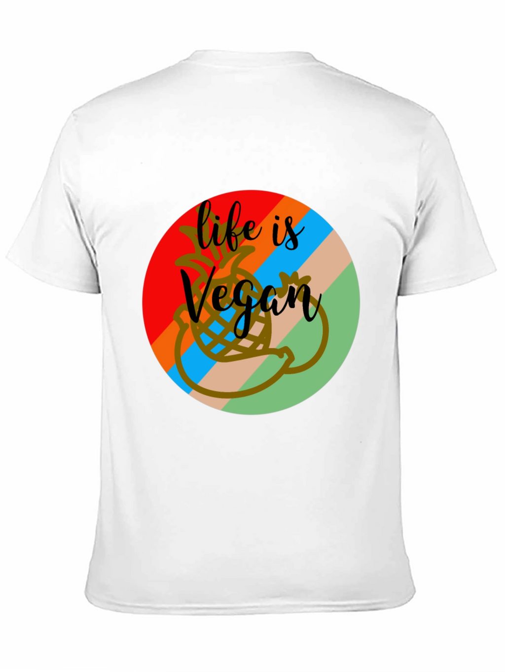 Life is Vegan Graphic Tee