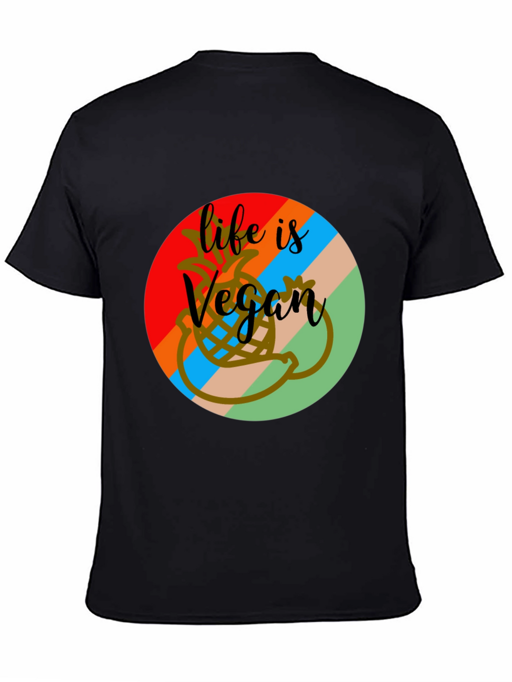 Life is Vegan Graphic Tee
