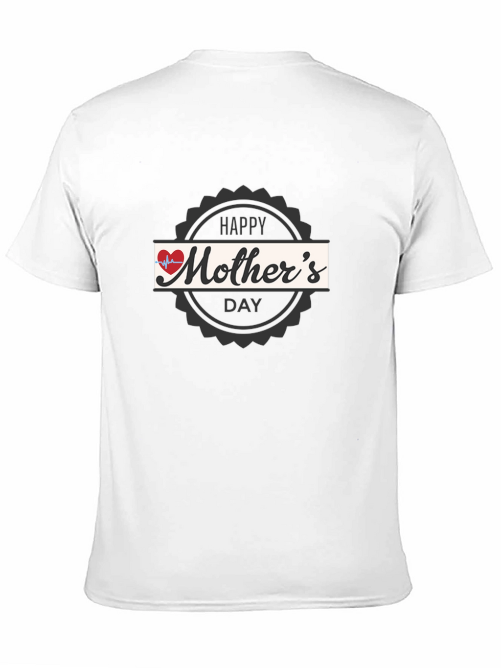 Happy Mothers Day Graphic Tee - Black