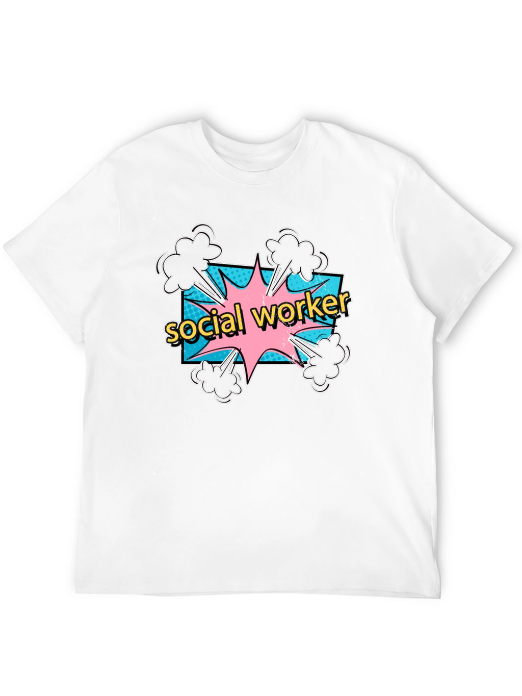 Social Worker Comic Style T-Shirt