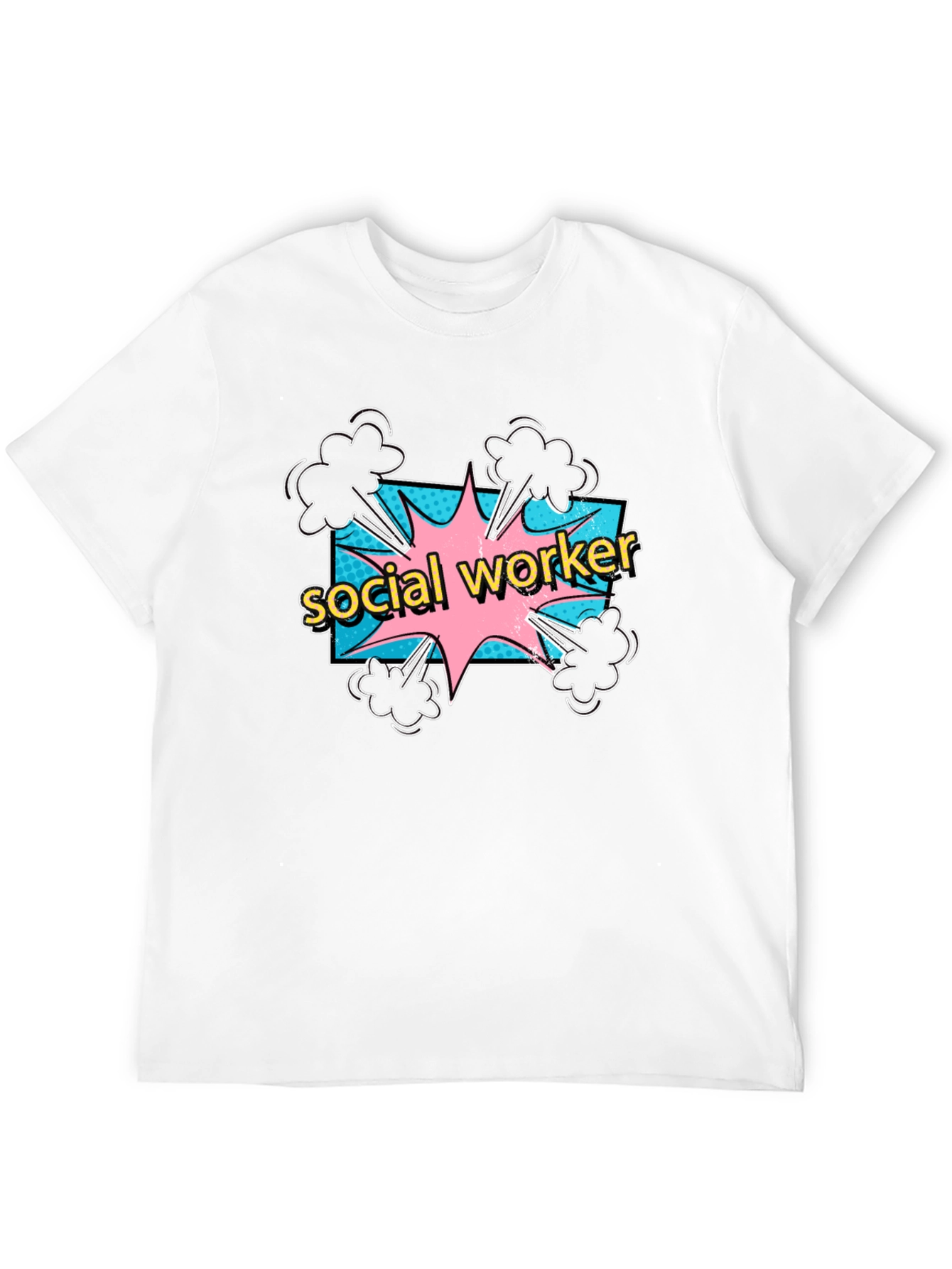 Social Worker Comic Style T-Shirt